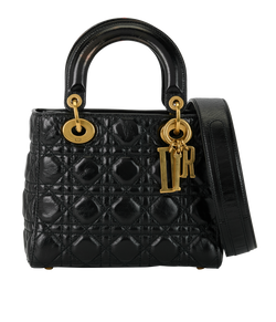 Small Lady Dior, Leather, Black, 29-MA-0148, DB/S, 3*